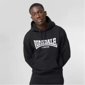 Lonsdale Essentials Logo Hoodie - Black