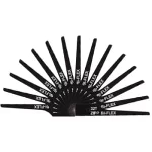 SA345/B3215 Air Saw Blade 32tpi (15 Pack) - Sealey