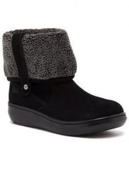Rocket Dog Sugar Mint Suede Ankle Boots - Black