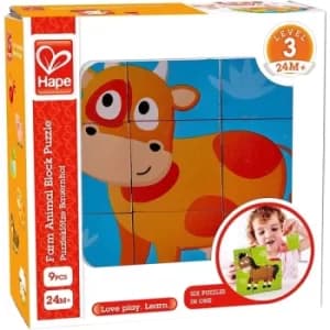 Hape Farm Animal Block Puzzle