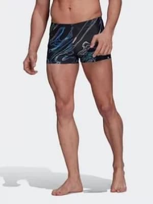 adidas Swim Watersword Briefs, Black, Size S, Men