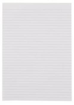 Value A4 Memo Pad Feint Ruled PK10