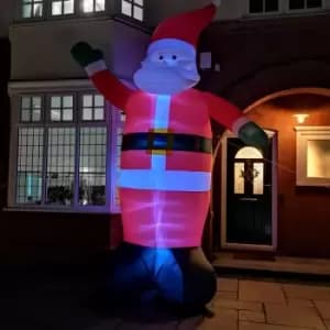 Samuel Alexander - 4m Outdoor Giant Inflatable LED Santa Christmas Decoration