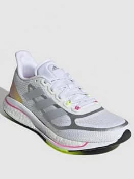 adidas Supernova + - White/Pink, Size 3.5, Women