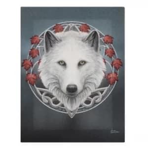 Guardian of the Fall Small Canvas Plaque by Lisa Parker