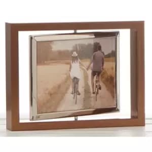 Copper Silver Spin 6 x 4 Photo Frame