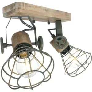 Sienna Guersey Twin Spotlight Industrial, Wood Blank