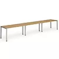 dynamic Computer Desk Evolve Plus BR316OAKS Oak 4800 mm x 800 mm x 730 mm