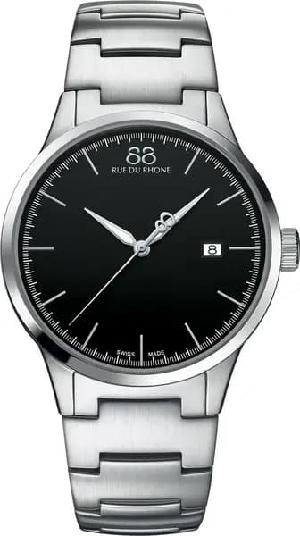 88 Rue Du Rhone Watch Rive 41mm Mens - Black RDR-063