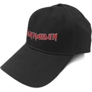 Iron Maiden - Logo Mens Baseball Cap - Black