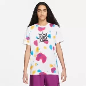Nike All Over Print T-Shirt Mens - White