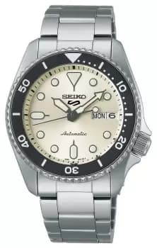 Seiko SRPK31K1 5 Sports SKX aMidia 38mm Mono Stainless Watch