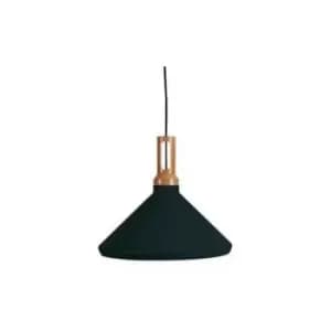 Larissa Lighting - Larissa Petrich Dome Ceiling Pendant 1 Light Aluminiun Black