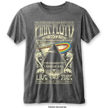 Pink Floyd - Carnegie Hall Unisex Medium T-Shirt - Grey