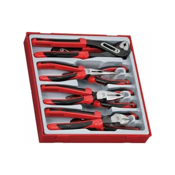 TTD441-T 8 Piece TPR Grip Plier Set - Teng Tools