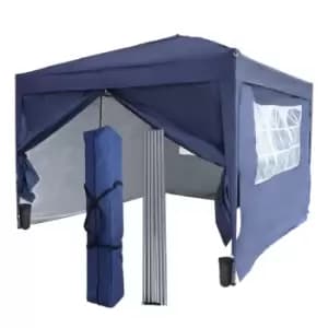 Birchtree 3X3M Pop Up Waterproof Gazebo - Blue