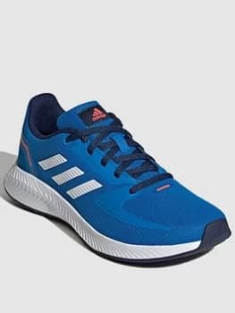 adidas Kids Runfalcon 2.0 - Blue/White, Size 4