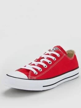 Converse Chuck Taylor All Star Ox, Red/White, Size 10, Men