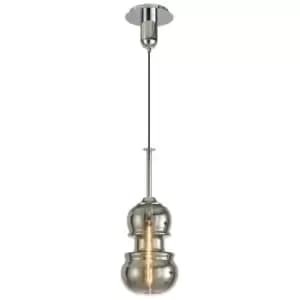 Pendant lamp Sonata Chrome polished 1 bulb 75cm