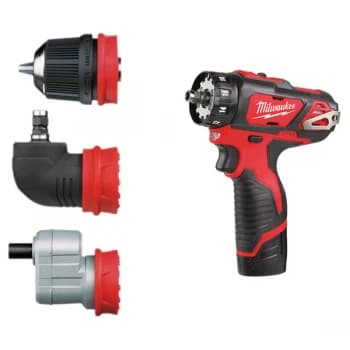Milwaukee M12 BDDX KIT-202C Removeable Chuck Drill Driver 12V 2 x ...