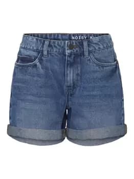 NOISY MAY Normal Waist Shorts Women Blue