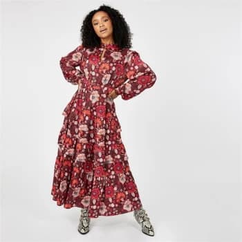 Biba BIBA Bohemian Maxi Dress - seventies flora