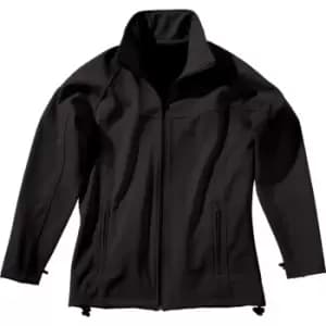 TRA645 Ladies Uproar Softshell Black SZ-14