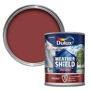 Dulux Weathershield Exterior Monarch High Gloss Paint 750ml