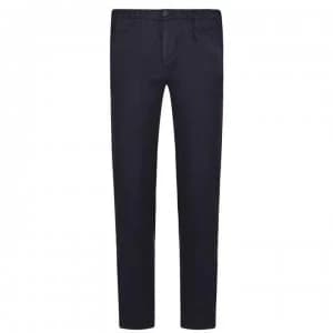 DKNY Fly Cotton Trousers - Navy