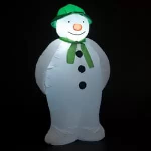 The Snowman 1.8m Inflatable Snowman 6 Ice White LEDs