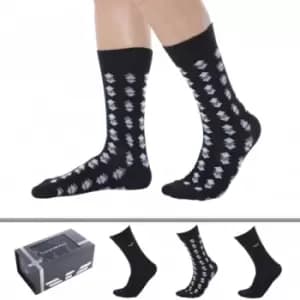 Emporio Armani 3 Pack Gifting Dress Socks - Black TU
