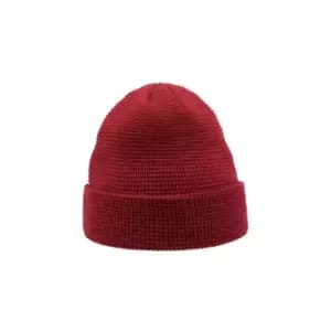 Atlantis Blog Waffle Beanie (One Size) (Red)