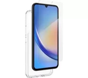 DEFENCE Galaxy A34 Case & Screen Protector Bundle - Clear, Clear