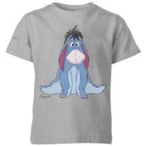 Disney Winnie The Pooh Eeyore Classic Kids T-Shirt - Grey - 11-12 Years