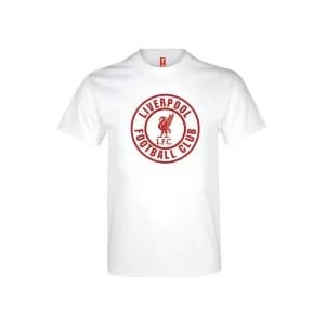 Liverpool Crest T Shirt Youths White 12-13 Years