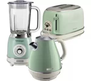 Ariete Vintage ARPK23 2 Slice Toaster, Jug Kettle & Blender Bundle