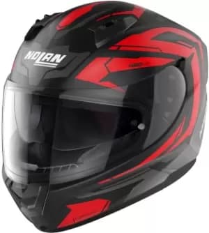 Nolan N60-6 Anchor Helmet, black-red Size M black-red, Size M