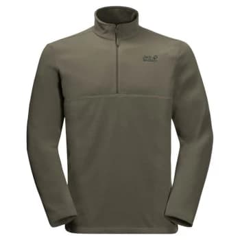 Jack Wolfskin Jack Gecko quarter Zip Fleece Top - Grape Leaf
