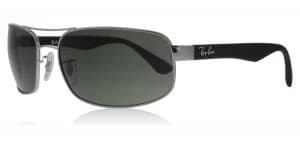 Ray-Ban 3445 Sunglasses Gunmetal 004 61mm