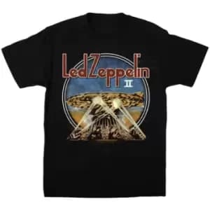 Led Zeppelin - LZII Searchlights Unisex XX-Large T-Shirt - Black