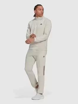 Adidas Mts 1/4zip Fl, Beige Size XL Men