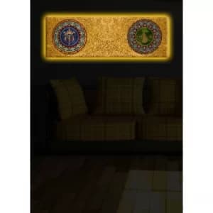 3090DACT-24 Multicolor Decorative LED Lighted Canvas Painting