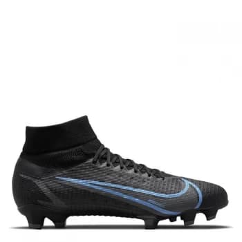 Nike Mercurial Superfly Pro DF FG Football Boots - Black/UnivBlue