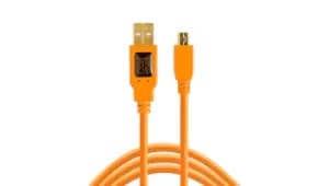 Tether Tools CU5451 USB cable 4.6 m USB 2.0 USB A Mini-USB B Orange