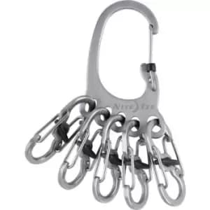 NITE Ize Key carabiner KLKBF-11-R6 BigFoot Locker KeyRack Stainless steel
