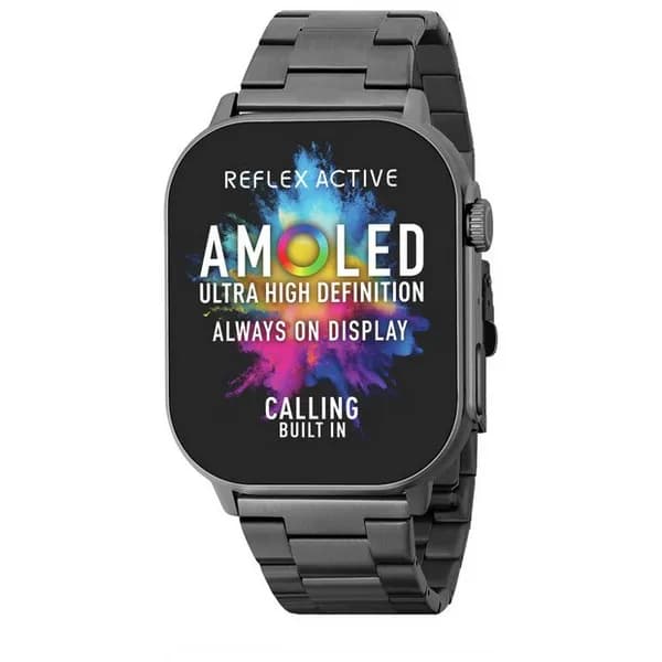 Reflex Active XL Titanium Coloured Strap Calling Smart Watch