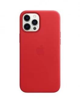 Apple iPhone 12 Pro Max Leather Case with MagSafe (PRODUCT)RED MHKJ3ZM/A