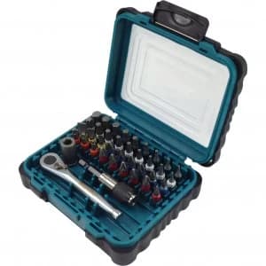 Makita 39 Piece Screwdriver Bit 14 Ratchet Driver Set