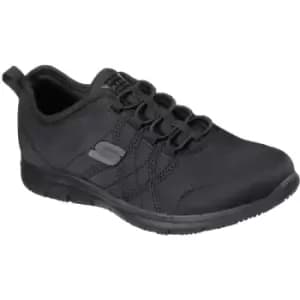 Skechers Womens/Ladies Ghenter Srelt Safety Shoes (4 UK) (Black) - Black