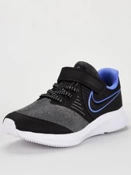 Nike Star Runner 2 Glitter Childrens Trainers - Black/Blue